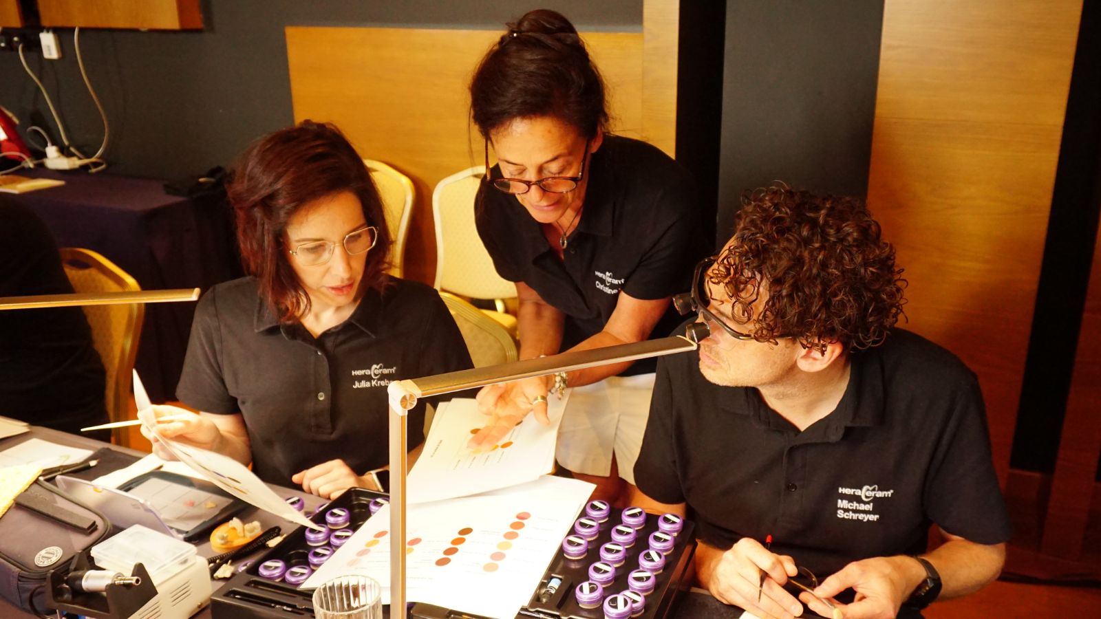 HeraCeram Dentalkeramik Experten beim KOL-Meeting von Kulzer