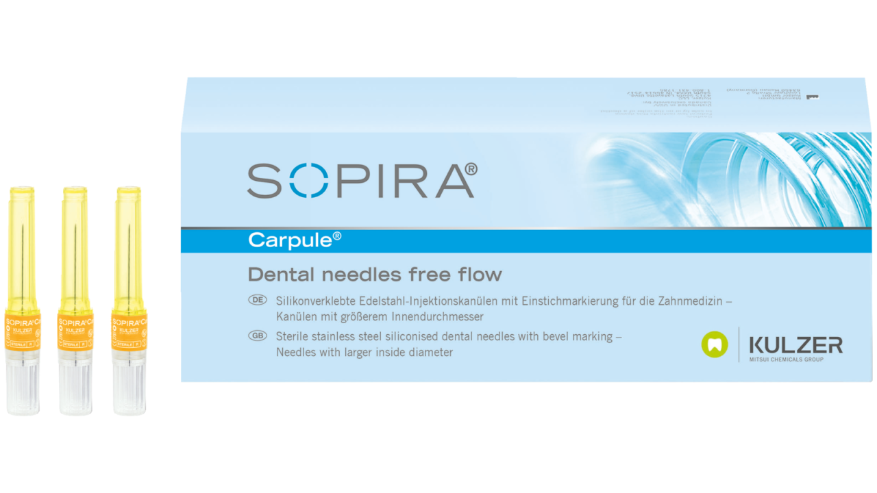 SOPIRA Carpule® Kanülen Standard und Free Flow