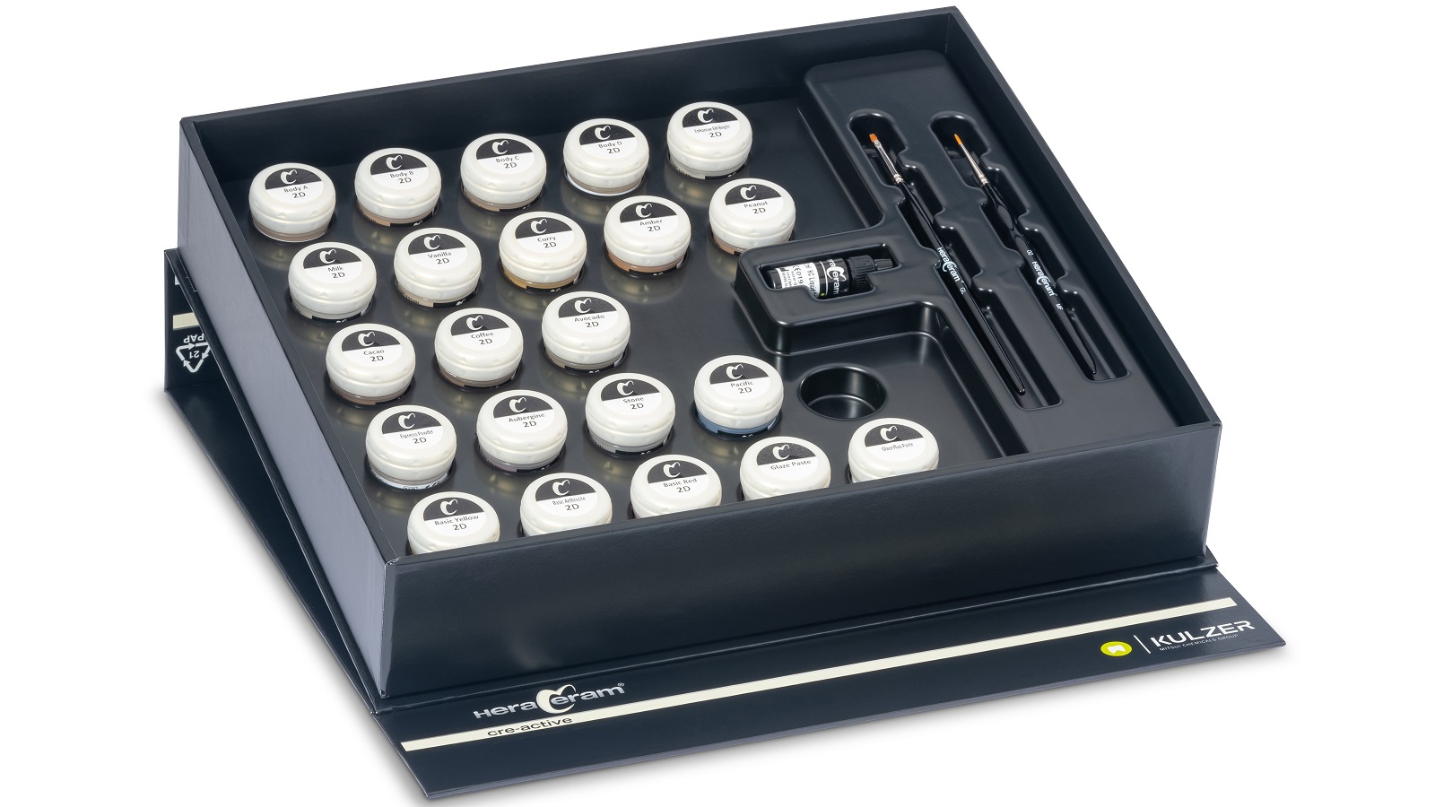 HeraCeram cre-active 2D Stains/Glaze-Set (2D)