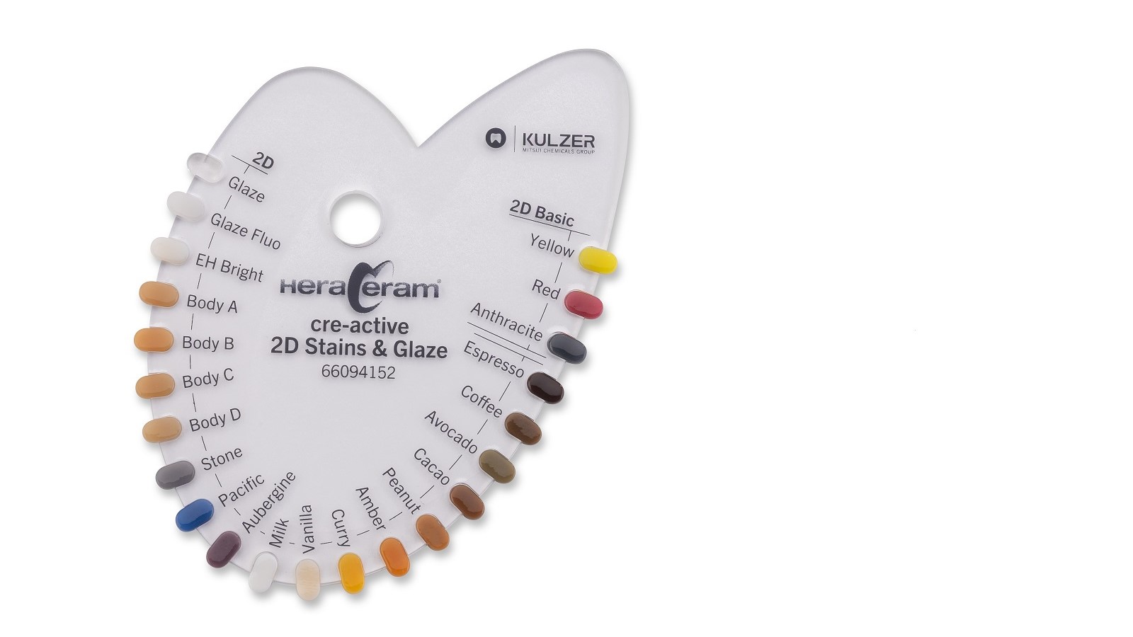 HeraCeram cre-active Shade Guide 2D Stains